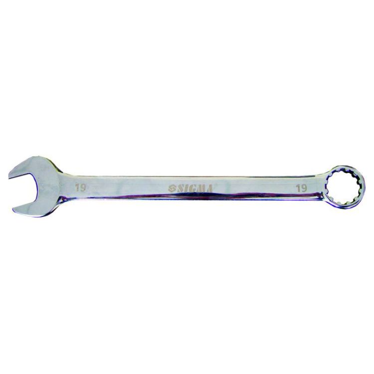 Ключ рожково-накидной 21мм CrV head polished Sigma (702721z) - 1