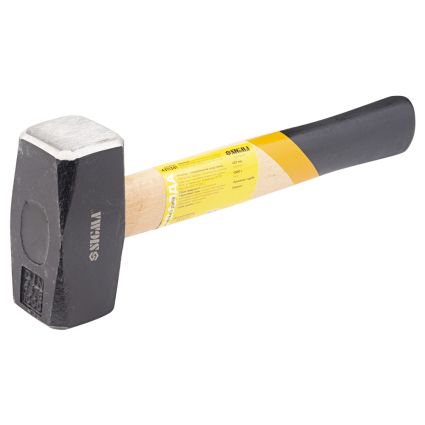 Кувалда 1000г дерев'яна ручка (дуб) Sigma (4311341) - 6