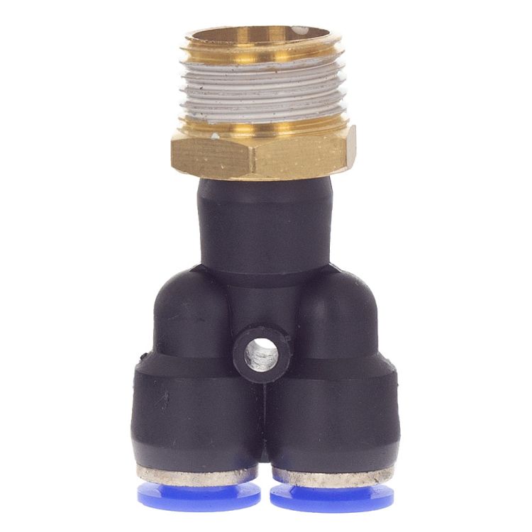 Штуцер цанговый (Y-образный) Ø6*6*6мм МТ 3/8&amp;quot; Sigma (7027781) - 3