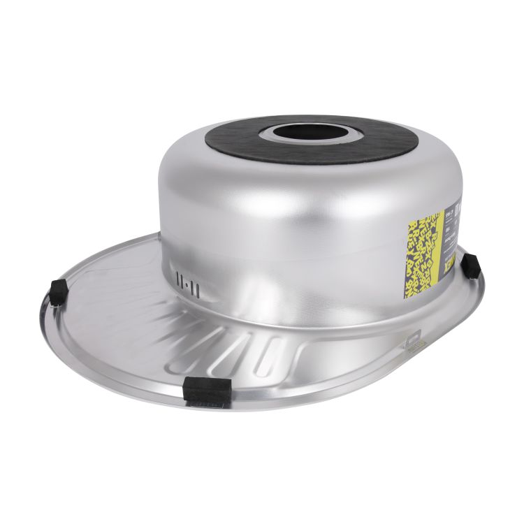 Кухонна мийка Brinex 5745 0,8 мм Micro Decor (BRIN5745MDEC0) - 5