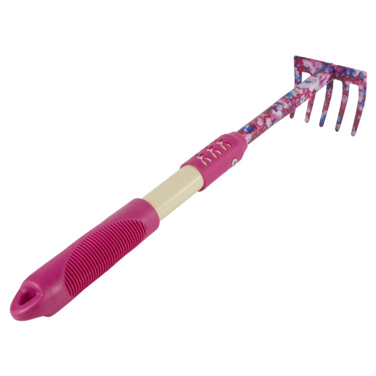 Грабли 5-ти зубые (pink) (TPR) FLORA (5043154) - 4