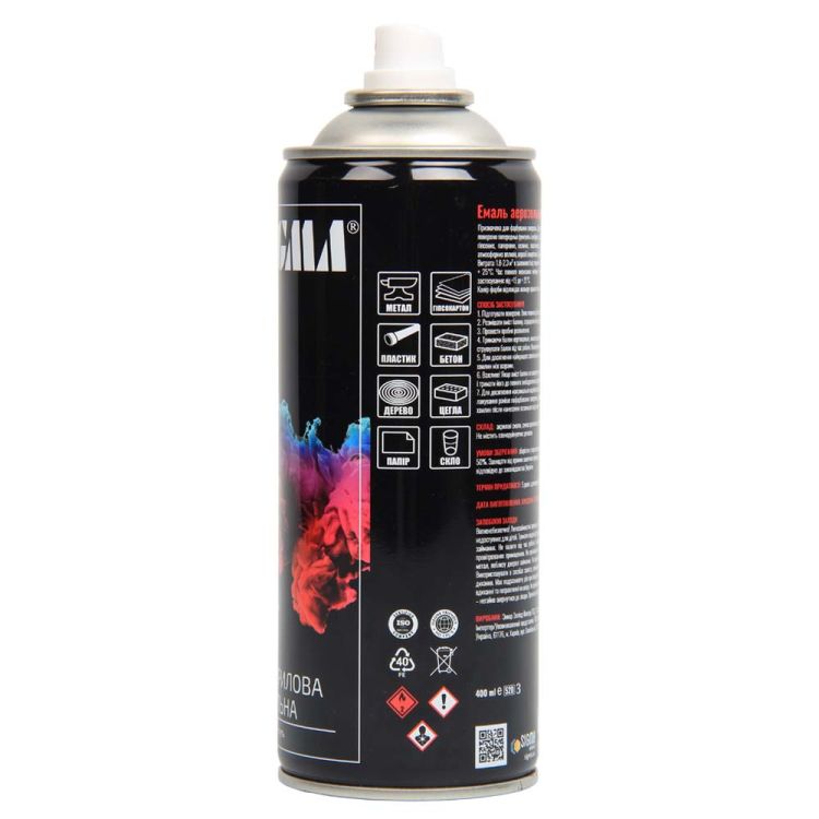 Эмаль аэрозольная акриловая 400мл RAL 6021 светло-зеленый глянец SIGMA (2737211) - 3