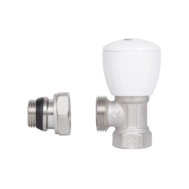 Кран д/ряд. угловой 1/2&amp;quot; верхний с антитечкой усиленный SF232W15 Forte - 7