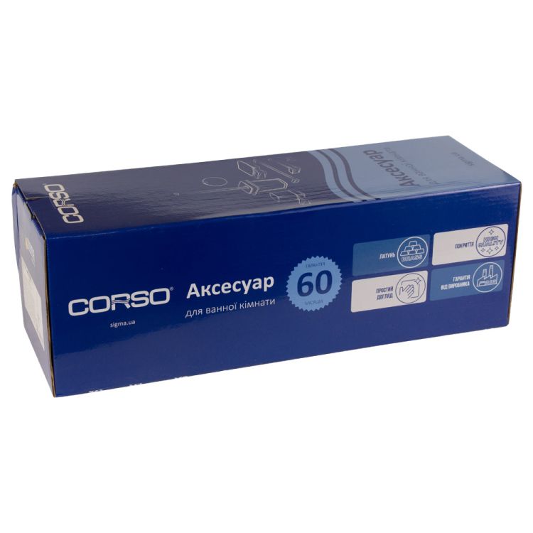 Щітка для унітазу ARNO 352×145×119мм CORSO (9687916) - 5
