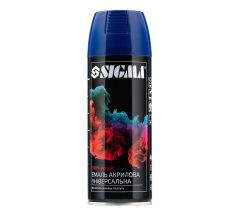 Емаль аерозольна акрилова 400мл RAL 5002 ультрамариново-синій глянець SIGMA (2737141)