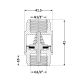 Зворотний клапан Base 1/2&amp;quot;В Slim із латунним штоком TAB240W15S Thermo Alliance - 2
