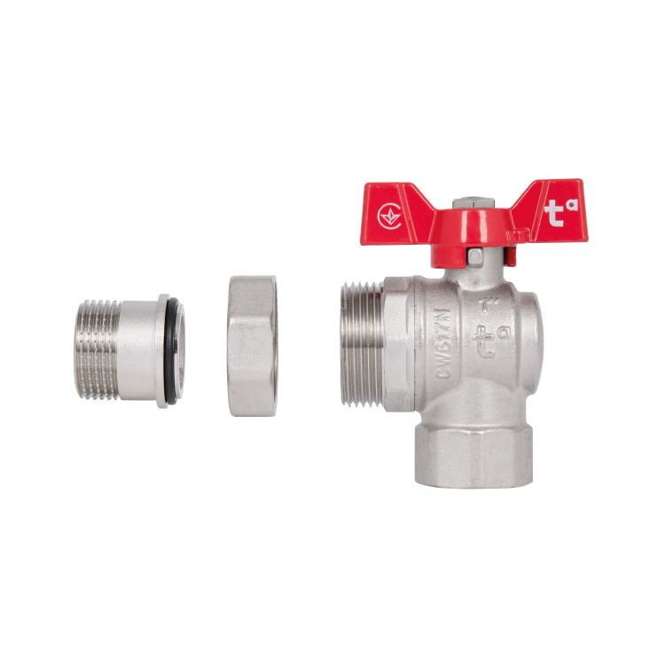 Кран шаровой &amp;quot;Американка&amp;quot; SD Forte 1&amp;quot; угловой - 9