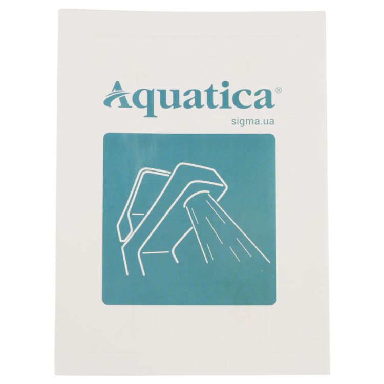 Смеситель s12 Ø40 медицинский излив прямой 150мм на шпильке AQUATICA (9712150) - 8