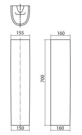 FREJA пьедестал для комплектации с L71150,L71155,L71160 (укр.) - 2