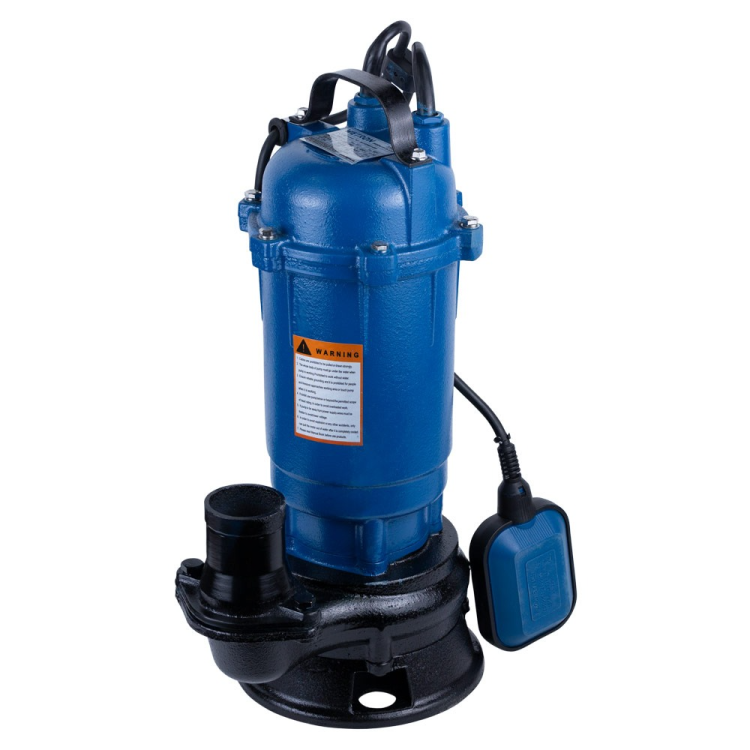 Насос каналізаційний 1.1кВт Hmax 12м Qmax 300л/хв з ножем без поплавця WETRON (773371) - 1