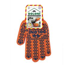 Перчатки Doloni с ПВХ рисунком 584
