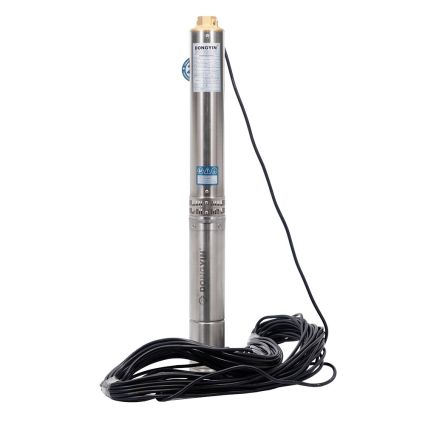Насос центробежный скважинный 0.55кВт H 51(38)м Q 100(60)л/мин Ø102мм (кабель 30м) AQUATICA (DONGYIN) (777471) - 1