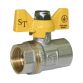 Кран кульовий 3/4&amp;quot; вв жм газ SANTAN Standart - 1