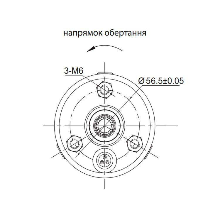Насос центробежный 1.8кВт H 199(150)м Q 45(30)л/мин Ø80мм mid DONGYIN (778107) - 3