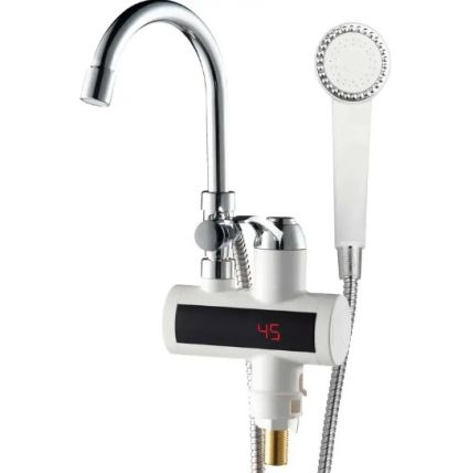 Водонагреватель проточный 3 кВт ELW22-E с индикатором темп. (со шлангой и воронкой) ZERIX - 1