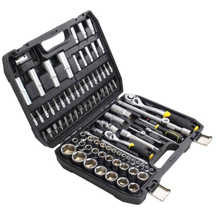 Набір насадок торцевих і біт 1/4&amp;quot;, 1/2&amp;quot; 94шт CrV mid Sigma (6003761) - 2