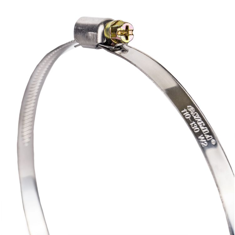 Хомут червячный нержавеющий 9мм D110-130мм 10шт Sigma (2510191) - 4