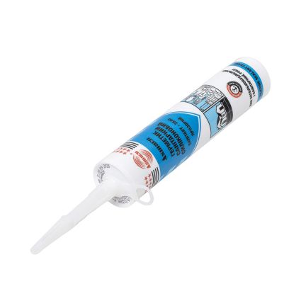 Герметик силиконовый санитарный прозрачный 280мл (310г) ОАЭ ASMACO (2732201) - 5