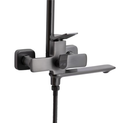 Душова система універсальна Qtap Presto на три споживача (з виливом) QTPRE111GRP45585 Graphite - 4