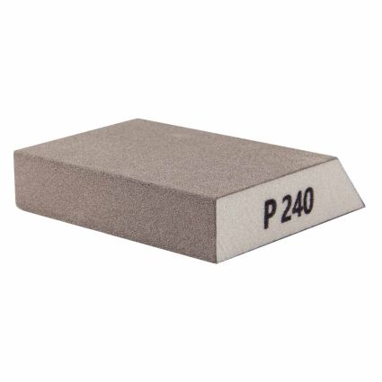 Губка шлифовальная четырехсторонняя угловая 110×90×25мм P240 Sigma (9130511) - 4