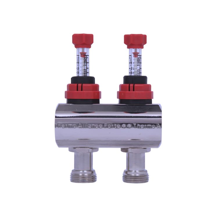 Коллектор с расходомерами SD Forte 1&amp;quot; на 2 выхода - 5