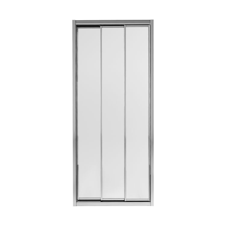 Душові двері в нішу Qtap Uniford CRM207.C4 68-71x185 см, скло Clear 4 мм, Покриття CalcLess - 1