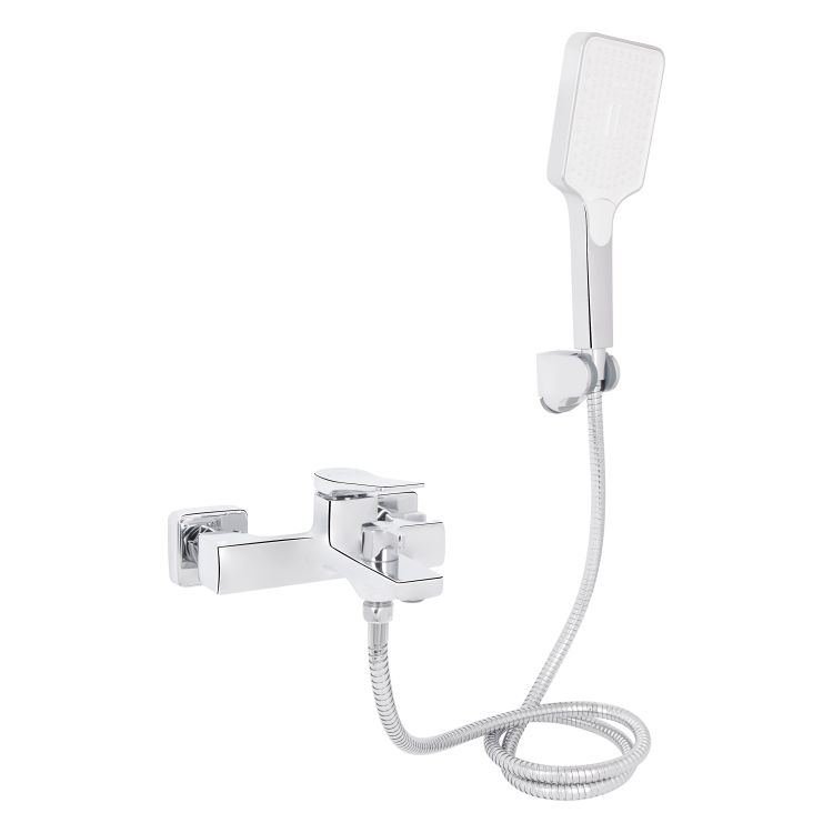 Змішувач для ванни Qtap Nando з душовим гарнітуром QTNAN259CRM48651 Chrome - 1