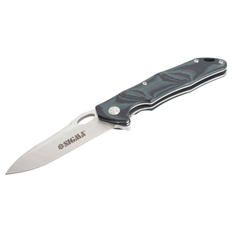Нож раскладной 116мм (рукоятка композит G10) Sigma (4375761) - 6