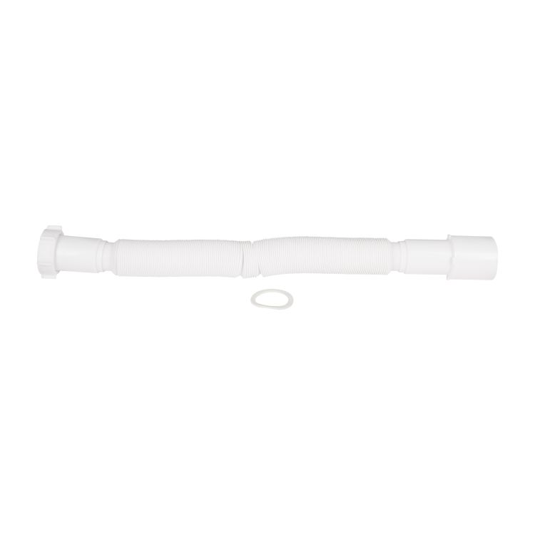 Гнучка труба Lidz (WHI) 60 01 G002 01 з накидною гайкою 1 1/2&amp;quot; довжина 1200 мм - 3