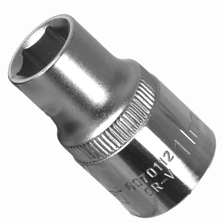 Насадка шестигранна коротка 1/2&amp;quot; 11мм CrV ULTRA (6070112) - 6