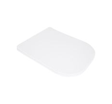 Сидіння для унітазу Qtap (Stork, Aquarius 630) 420x336x22 мм, White, з мікроліфтом, Slim Duroplast, Quick Release QTSC179W49263