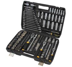 Набір насадок торцевих і біти 1/4", 3/8", 1/2" 216шт CrV Sigma (6003841)