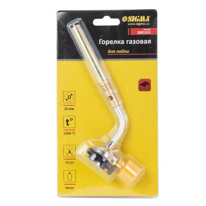 Пальник газовий для пайки Ø10мм Sigma (2901551) - 5