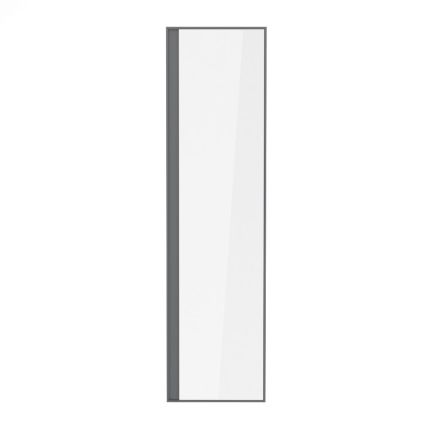 Пенал 150*40*35см, подвесной, с зеркалом, серый (мебель под умывальник VERITY LINE) - 2