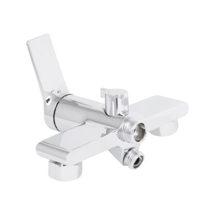 Змішувач для ванни Qtap Arvin з довгим поворотним виливом та душовим гарнітуром QTARV260CRM48641 Chrome - 4
