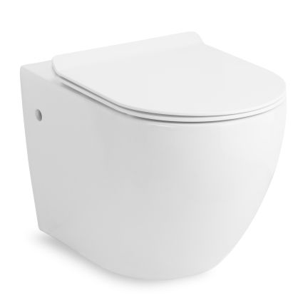 AMADEUS Rectangular унітаз 56*36*40см підвісний безободковый, сидіння тверде Slim slow-closing - 1