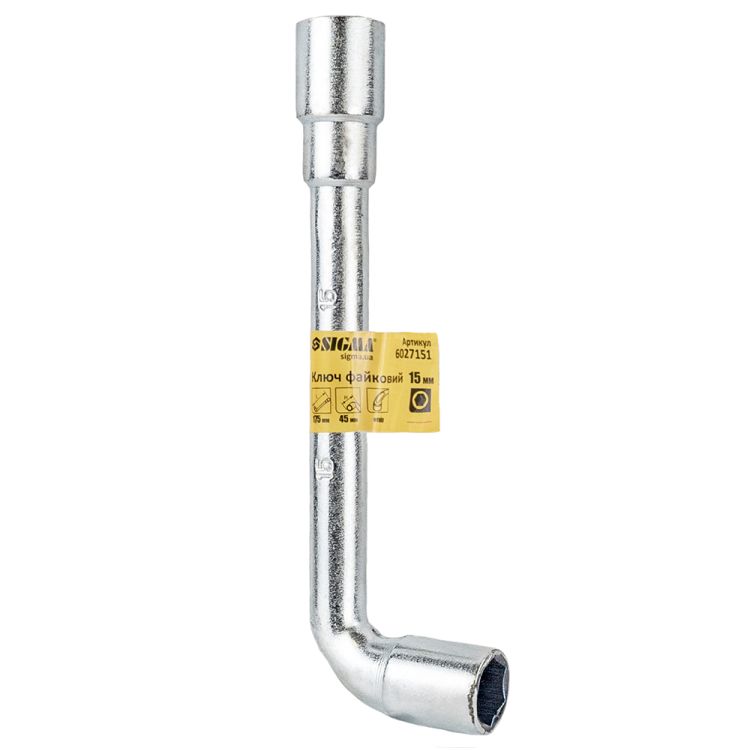 Ключ файковый 15мм Sigma (6027151) - 1