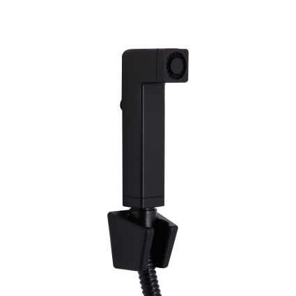 Змішувач для раковини Qtap Gemini (з гігієнічним душем) QTGEM272BLM45690 Black Matt - 4