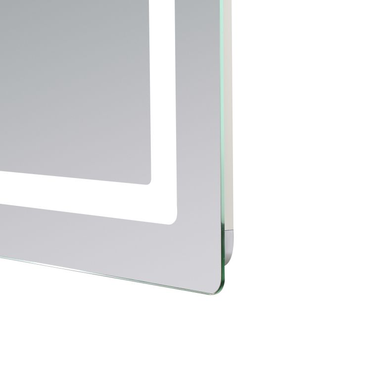 Дзеркало Lidz Kubis (KU2) 800х600 з LED-підсвічуванням Touch, з антизапотіванням, з димером, рег. яскравості LD78LF904806048446 - 7