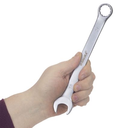 Ключ рожково-накидний 20мм CrV satine Sigma (6021201) - 4