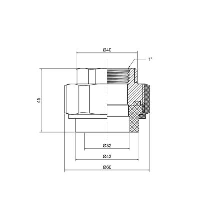Американка PPR Thermo Alliance 32х1&amp;quot; ВР - 2