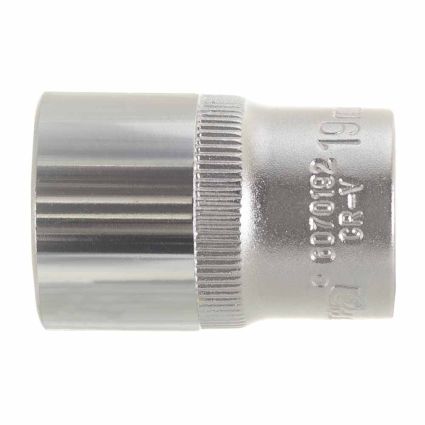 Насадка шестигранная короткая 1/2&amp;quot; 19мм CrV ULTRA (6070192) - 5