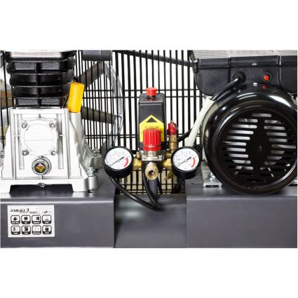 Компресор ремінною двоциліндровий 2кВт 385л/хв 10бар 50л Sigma Refine (7044021) - 4