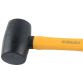 Киянка резиновая чёрная 225г фиберглассовая рукоятка SIGMA (4317341) - 3