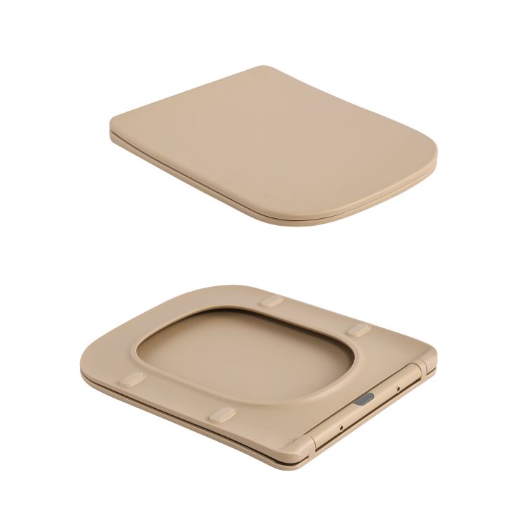 Унітаз підвісний Qtap Tern Ultra Quiet 520×345×325 мм, Beige, з сидінням Slim Duroplast / Soft-close / Quick Release QTTER26SB49001 - 8