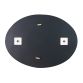Lidz дзеркало настінне овальне з декором W 140.07.11 436х585 - 4