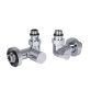 Комплект кранов SD Forte 1/2&amp;quot; НР для полотенцесушителя угловой SF395W15HE - 3