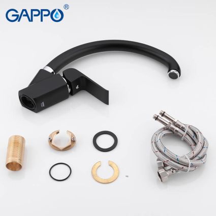 Смеситель для кухни Gappo Aventador G4150 чёрный - 5