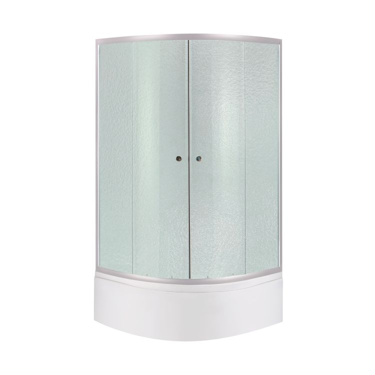 Душова кабіна напівкругла Lidz Latwa SC80x80 SAT HIGH FR 80х80 см + піддон з панеллю 80х80х41 KAPIELKA - 1
