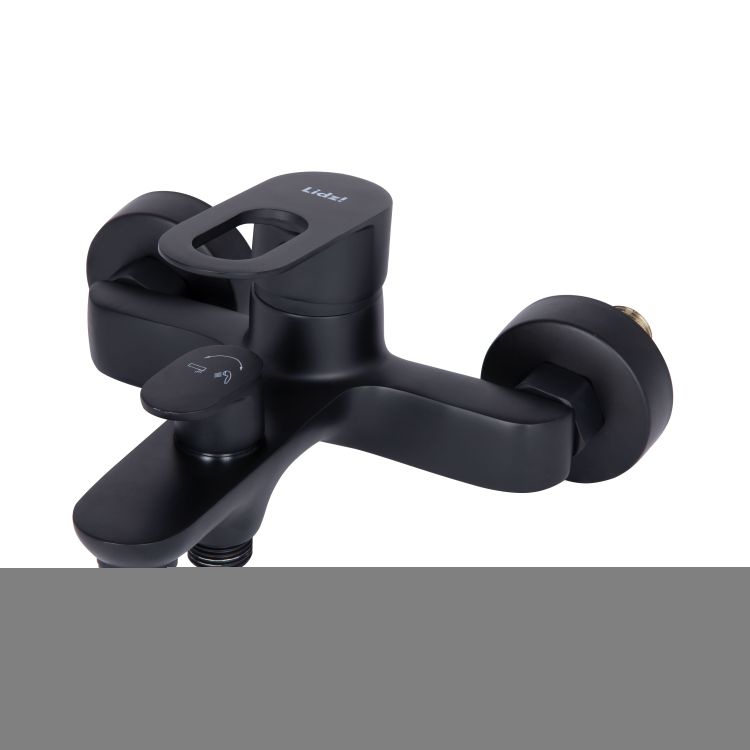 Смеситель для ванны Latwa 006 (с душевым гарнитуром) (k35) LDLAT006BLA45419 Black Lidz - 6